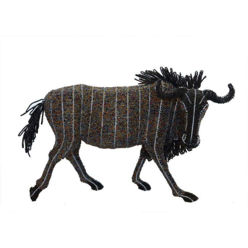 Wildebeest - Bead Sculpture - Small