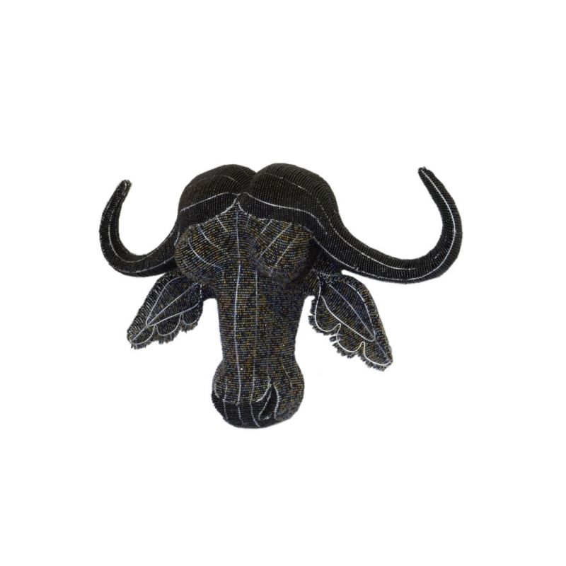 Water Buffalo - 2D Bead Sculpture