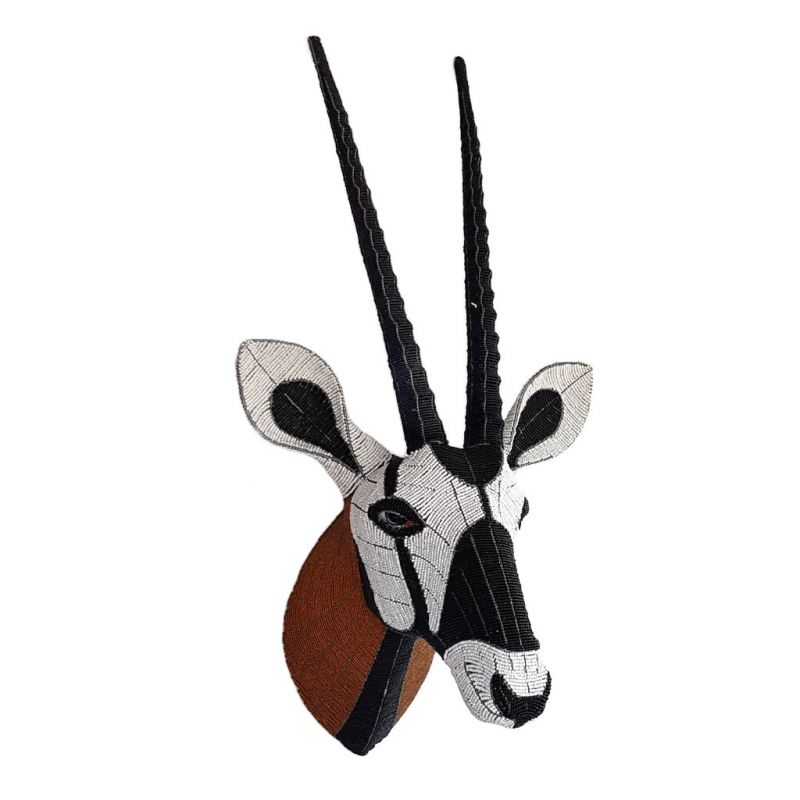 Gemsbok - Bead Trophy Head - Masterpiece