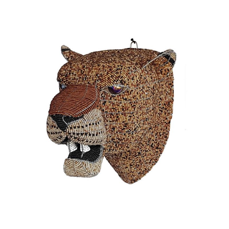 Leopard - Bead Trophy Head 