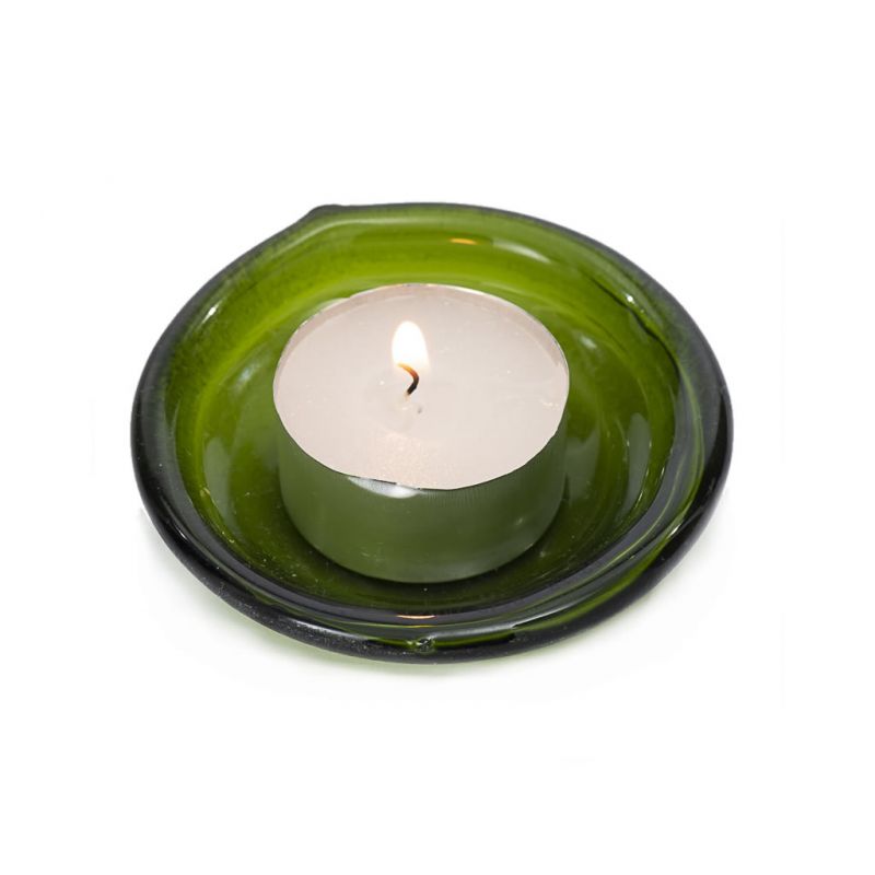 Small Bowl - Recycled Glass - Bottle Green