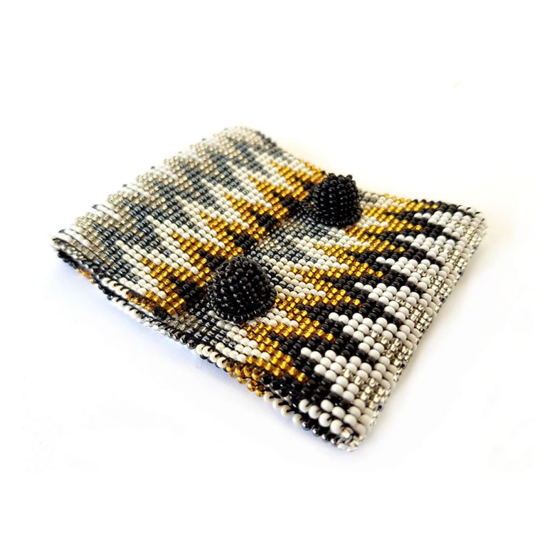 Bracelet - Woven Bead - Wide ZigZag