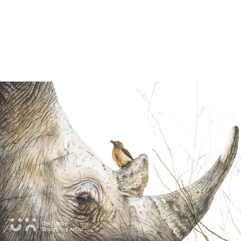 Fine Art Print - The Sentinel - Rhino