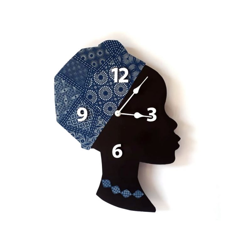 Clock - Wall Mounted - Lady in Blue