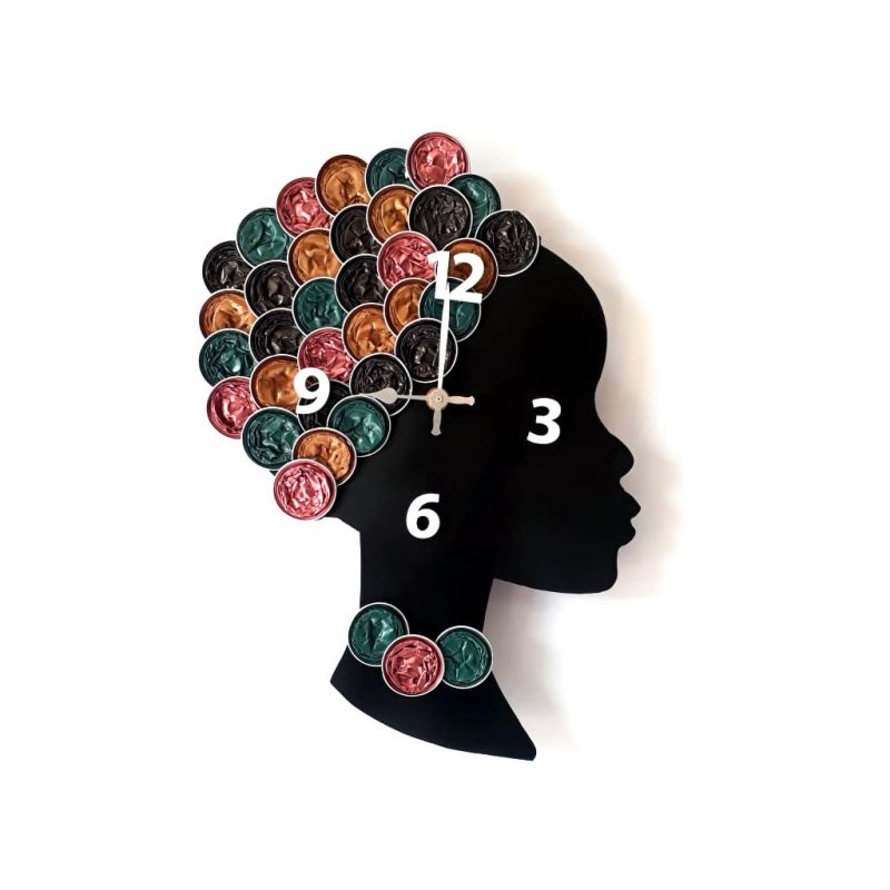 Clock - Wall Mounted - Nespresso Pink Blue