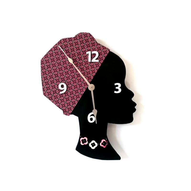 Clock - Wall Mounted - Pink Bling