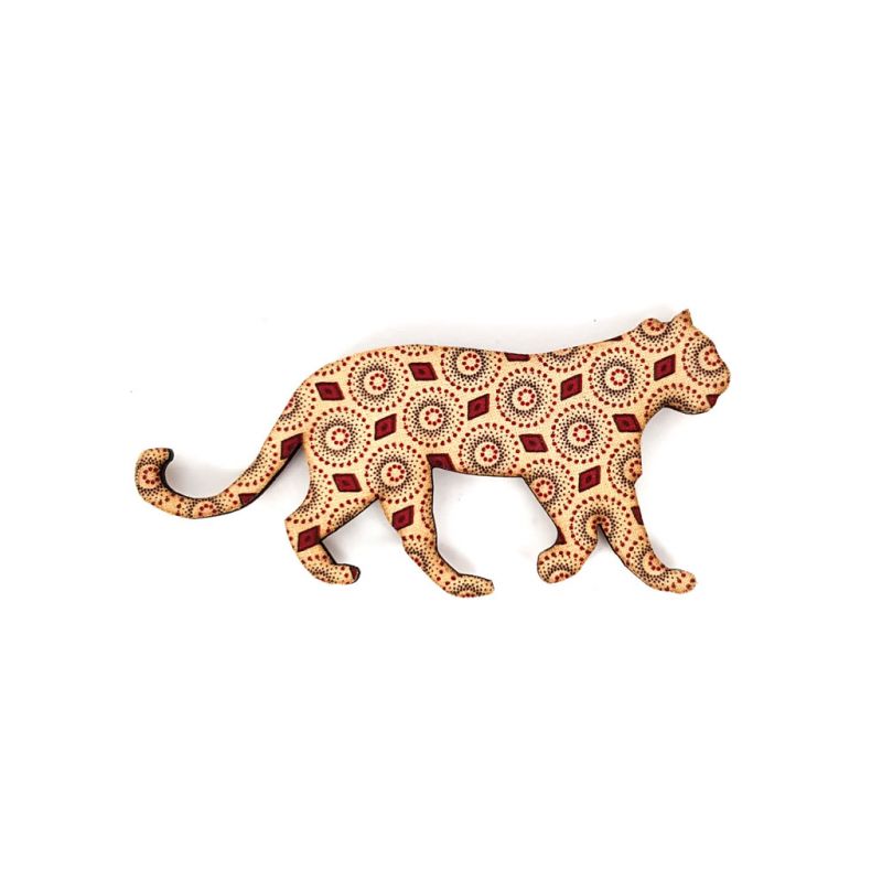 Fridge Magnet - Cheetah - Beige