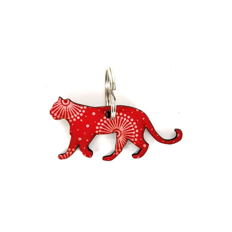 Keyring - Cheetah - Red