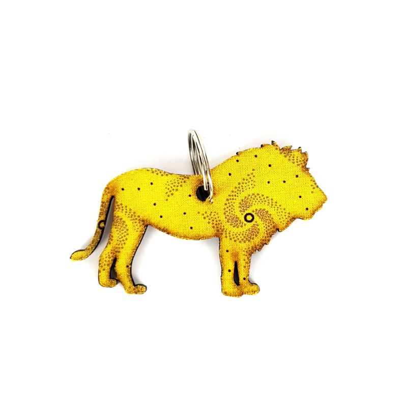 Keyring - Lion - Yellow