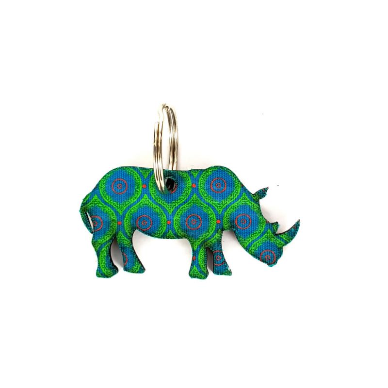 Keyring - Rhinoceros - Green