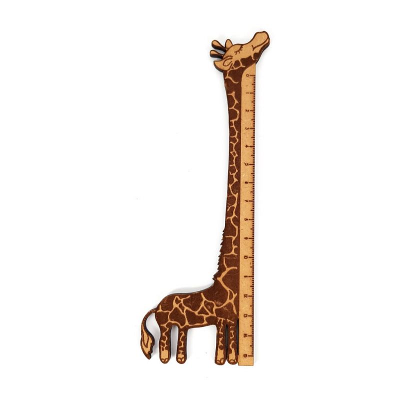 Ruler - Giraffe - Wood