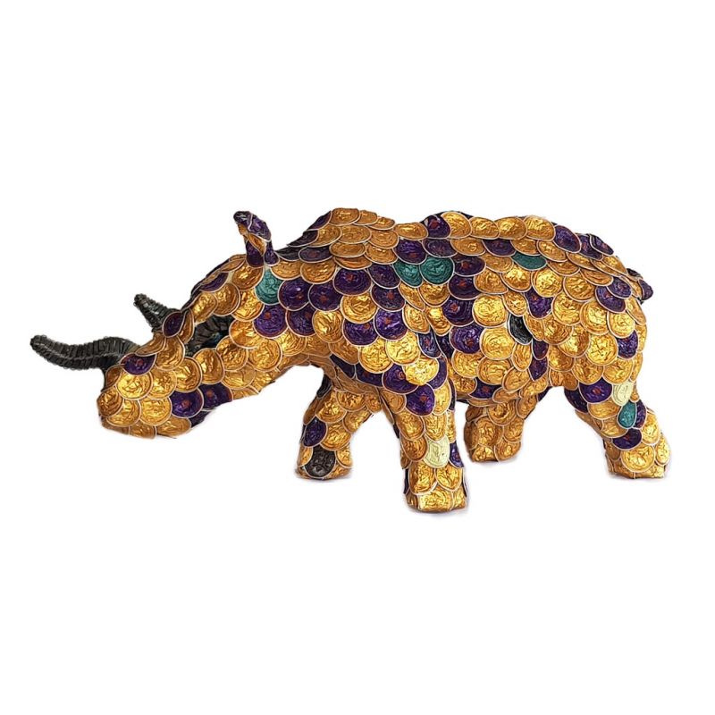Rhinoceros - Recycled Coffee Pods - Small