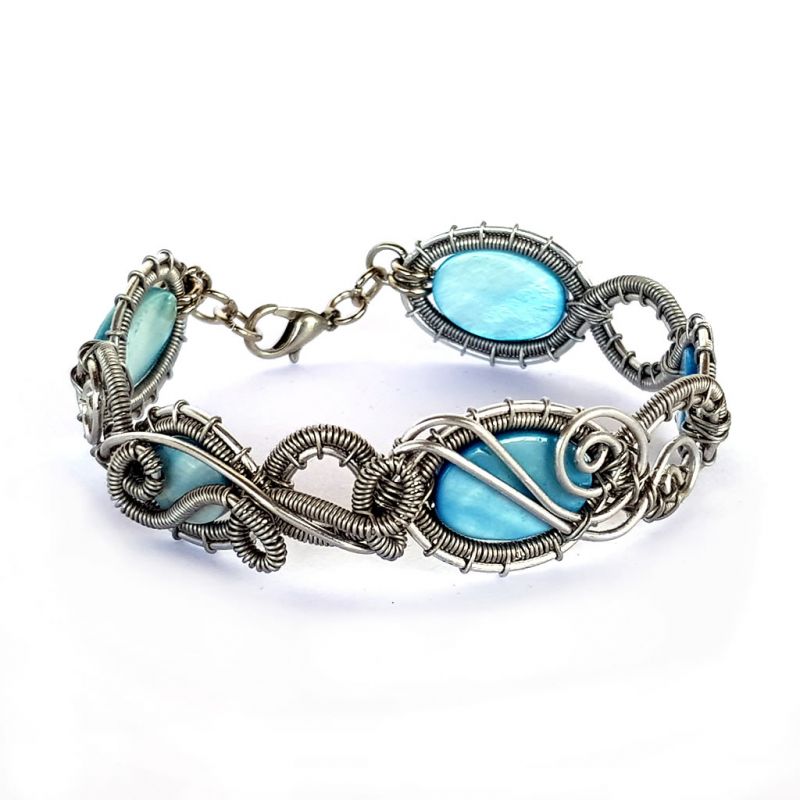 Bracelet - Mother of Pearl - Blue