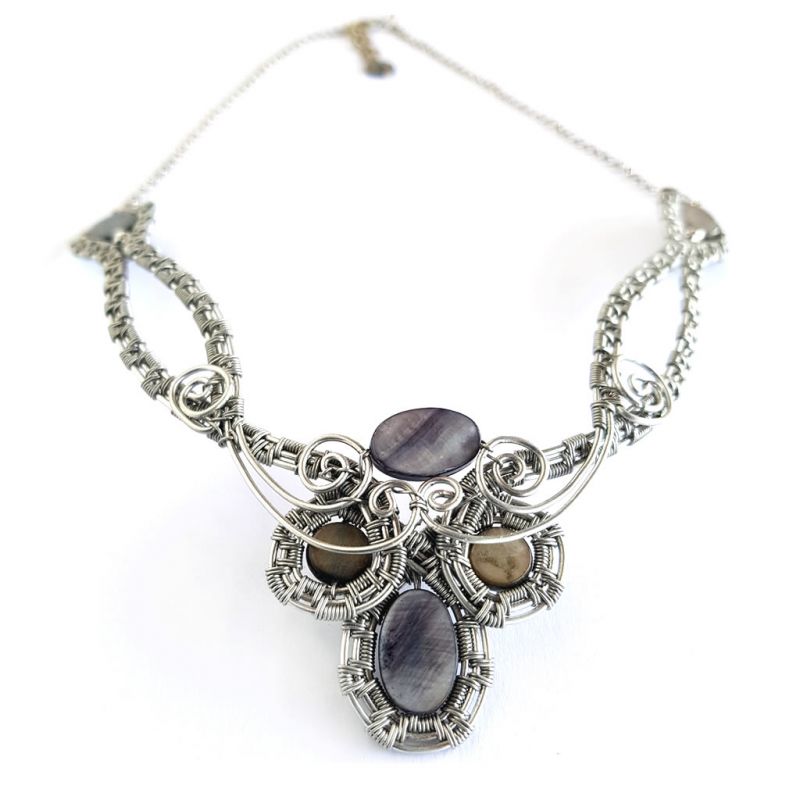 Necklace - Mother of Pearl - Black