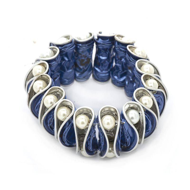 Bracelet - Recycled  Coffee Pod - Blue