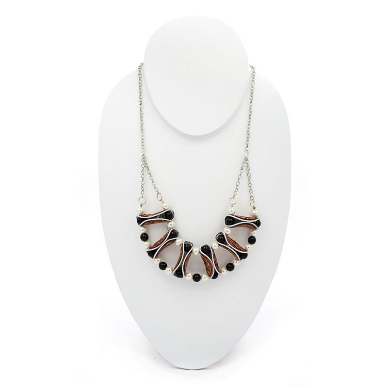Necklace - Recycled Coffee Pods - Flared - Copper