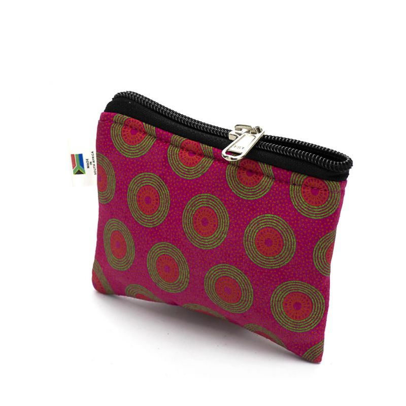 Purse - Shweshwe - Small - Pink