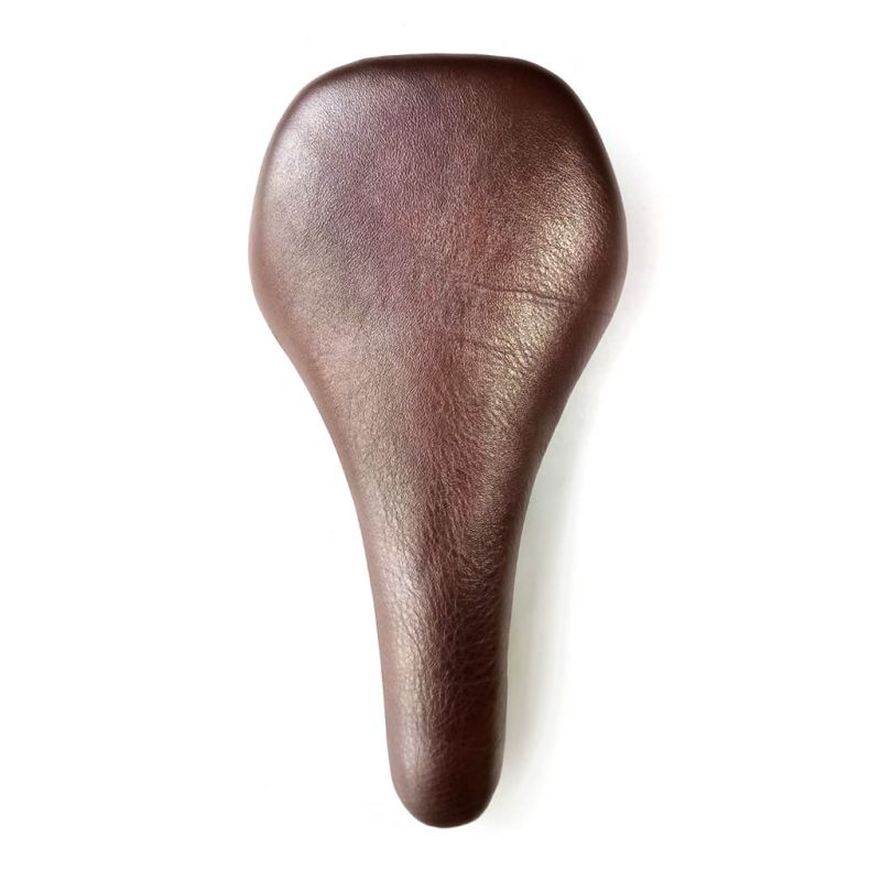 Leather Bicycle Saddle - Brown