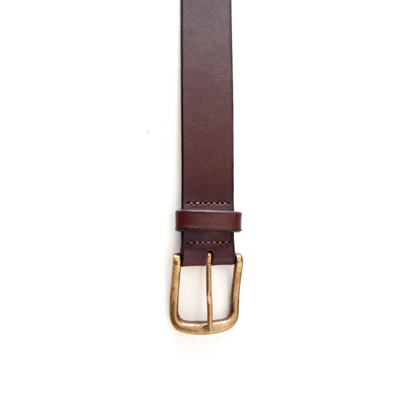 Leather Belt - Mens - Brown