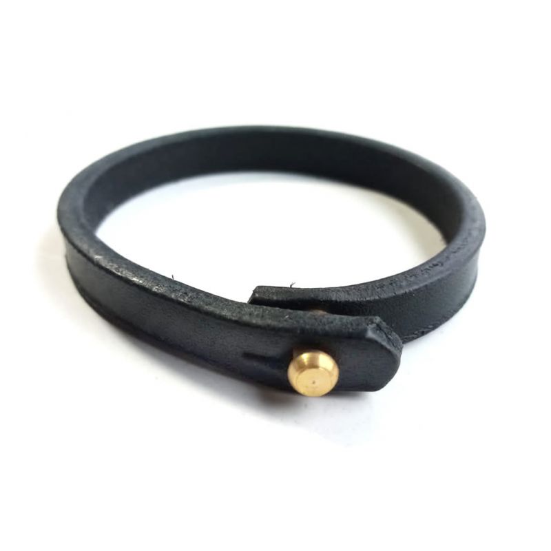 Leather (Single) Holster Bracelet - Black