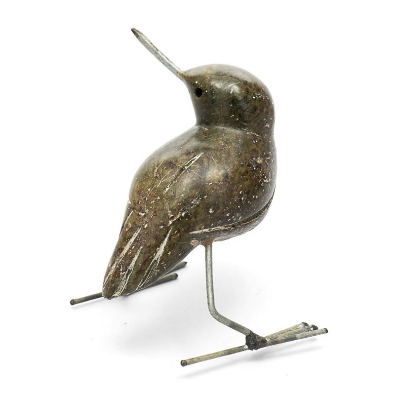 Bird - Soapstone - Standing - Dark