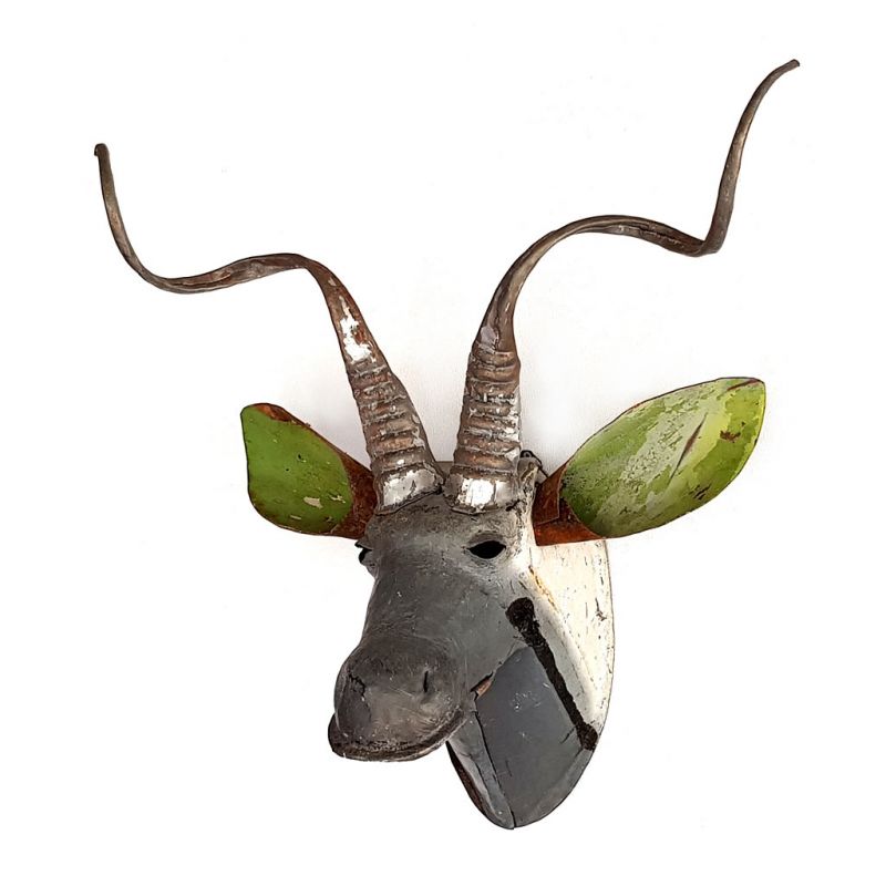 Kudu - Trophy Head - Recycled Scrap Metal