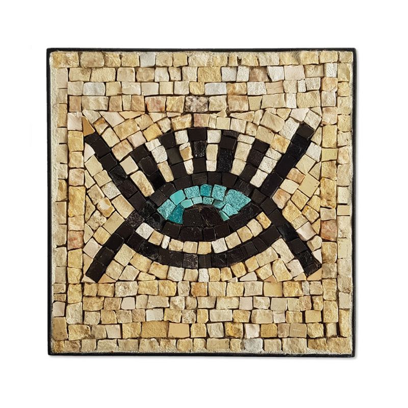 Mosaic - Eye Symbol - Cream - Small