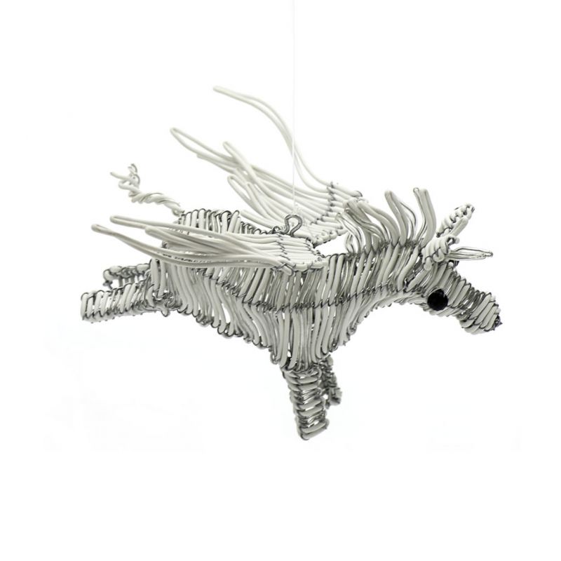 Flying Zebra - Telephone Wire - White