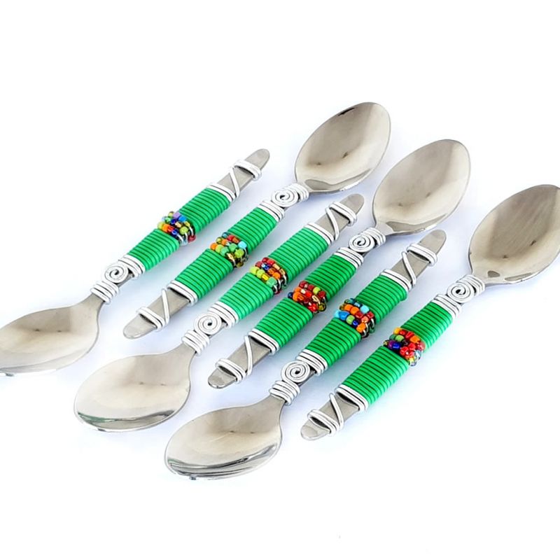 Cutlery - Teaspoons - Green