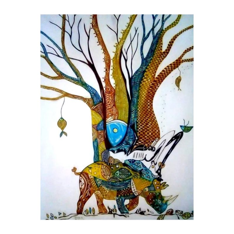 Painting - Oil on Paper - Dream Walker
