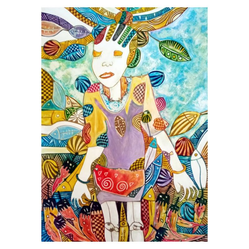 Painting - Oil on Paper - Love of Spices