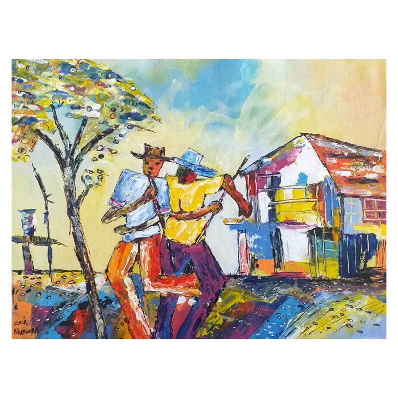 Painting - Acrylic on Canvas - Penny Whistlers