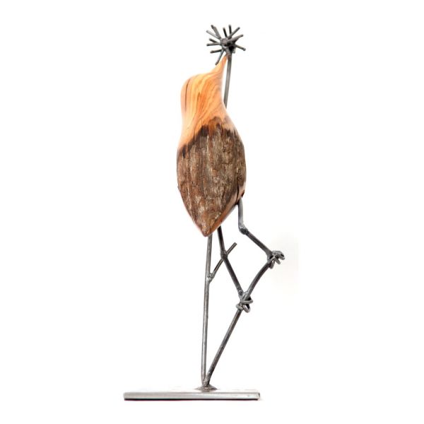 Bird on Reed - Wild Olive - Small