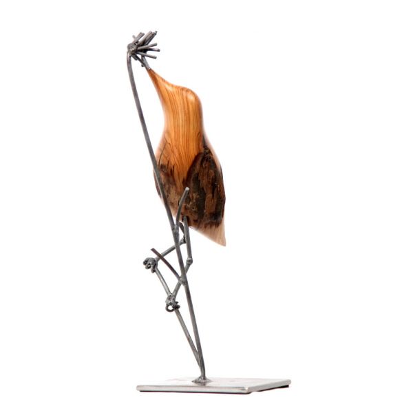 Bird on Reed - Wild Olive - Small