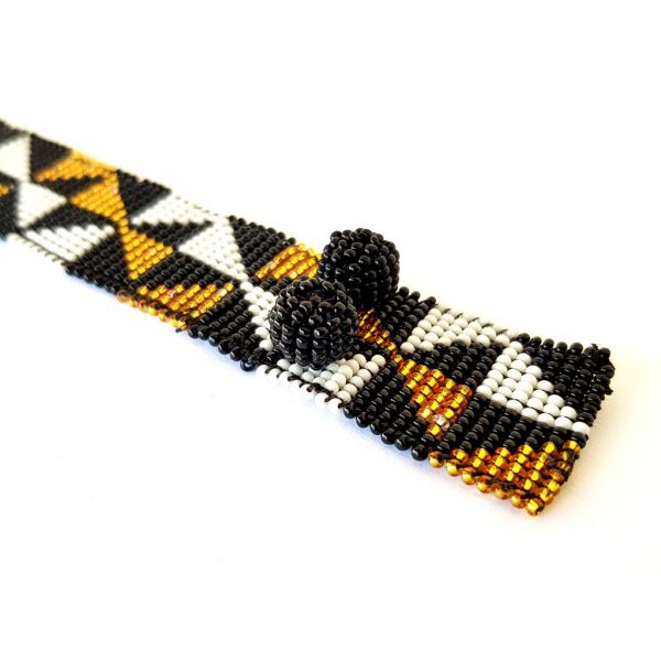 Bracelet - Woven Beads - Extra Narrow Triangle