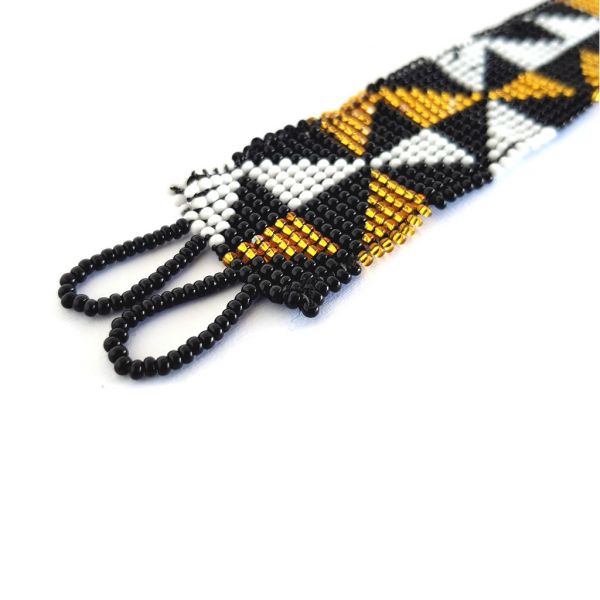 Bracelet - Woven Beads - Extra Narrow Triangle