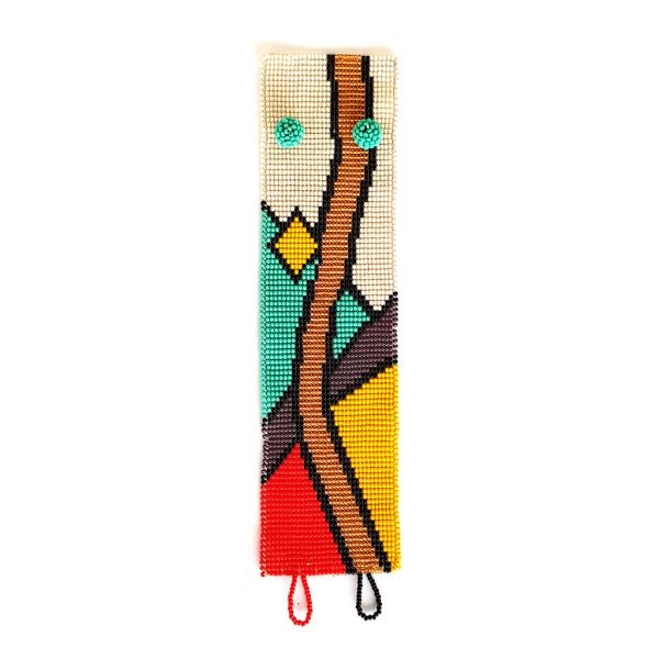 Bracelet - Woven Bead - Medium Abstract