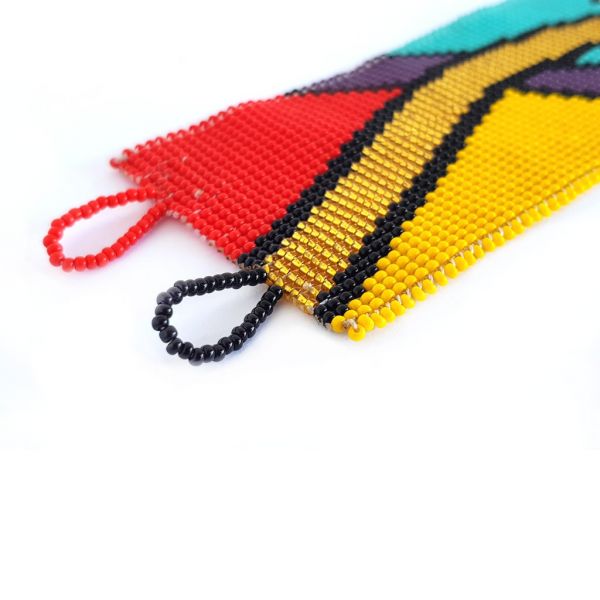 Bracelet - Woven Bead - Medium Abstract