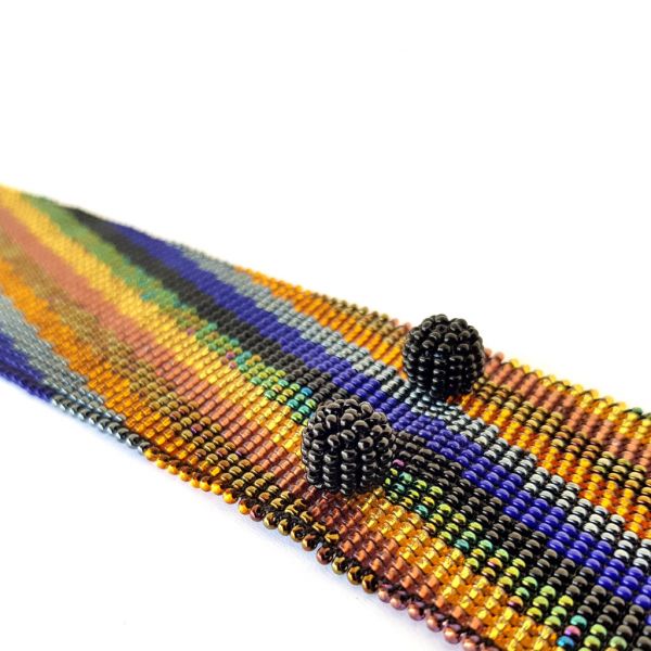 Bracelet - Woven Bead - Medium Diagonal