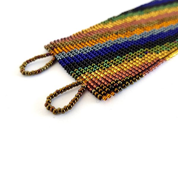 Bracelet - Woven Bead - Medium Diagonal