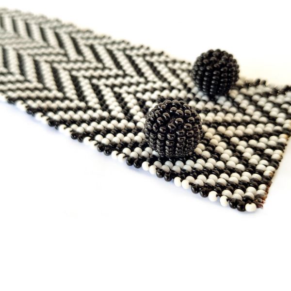 Bracelet - Woven Bead - Medium Herringbone BW