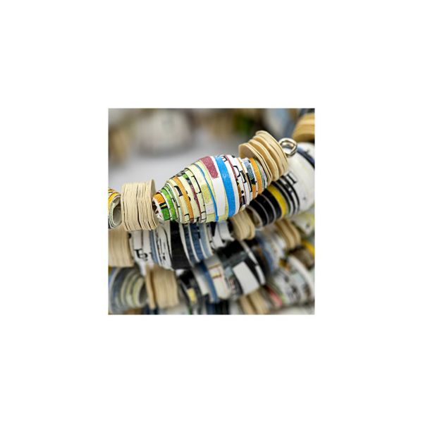 Bracelet - Paper Beads - Spiral