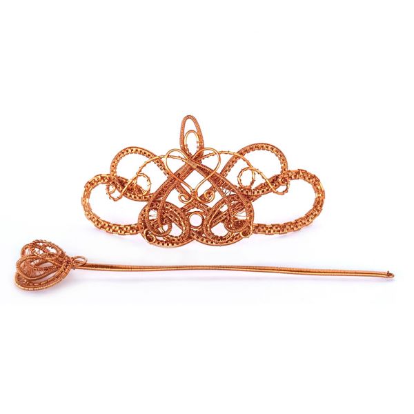 Hair Barrette - Copper Wire