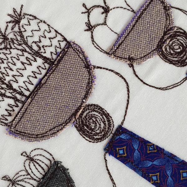 Market 2 - Textile Art - A4
